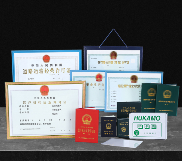 執(zhí)照內(nèi)芯